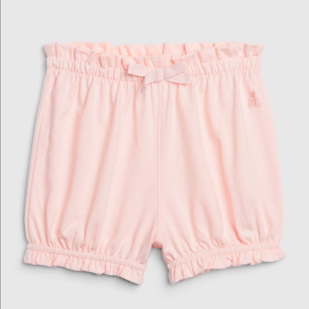 BabyGap light pink ruffle shorts